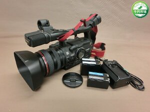 【O-6191】Canon キヤノン HX-A1 業務用 ビデオカメラ 充電器 CA-920 HD VIDEO LENZ 20x ZOOM 4.5-90mm L IS 1:1.6-3.5 現状品【千円市場】