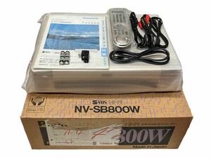 未使用 現状品 Panasonic パナソニック NV-SB800W S-VHS HI-FI ビデオカセットレコーダー [TK24-0518-5]