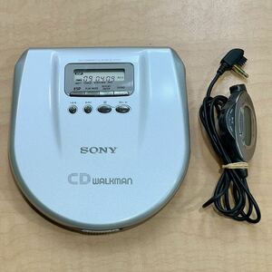 CW39 動作品 SONY D-E707 CDウォークマン ポータブルCDプレーヤー RM-DM32EL リモコン 付属