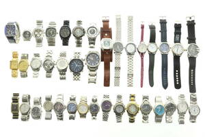 VMPD6-51-1-5 シチズン Q&Q ニクソン ディーゼル ゲス フォッシル 等 腕時計 大量セット まとめ売り 約3.6kg メンズ 動作未確認 ジャンク