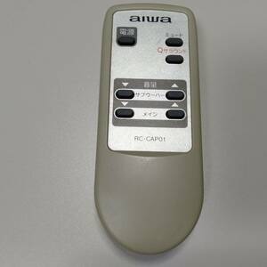 [送料無料] AIWA リモコン RC-CAP01 サラウンドシステム HE-303 用 ホームシアター 等 サウンドバー
