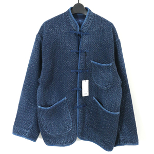 新品 Porter Classic 定価209,000円 24SS NEW SASHIKO CHINESE JACKET ニュー刺し子チャイニーズジャケット 3 ポータークラシック