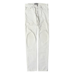 Dior HOMME ディオールオム パンツ サイズ:27 08SS スーパー ストレッチ スリム スキニーパンツ / ボタンフライ ホワイト 日本製