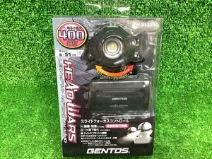 未使用 GENTOS ジェントス LED ヘッドライト ヘッドウォーズ HW-X433HD 【1】