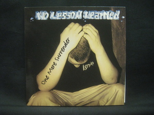 No Lesson Learned / One More Surrender◆CD3654NO◆CD