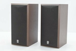 YAMAHA ヤマハ 小型ブックシェルフスピーカー NS-B210 ブラウンバーチ MB ペア 動作品 オーディオ機器 音楽 音響 本棚 Hb-358T