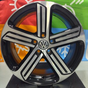 ☆冬セット★VW　フォルクスワーゲン　ゴルフ ７ R 純正　GTI　GTE　ヴァリアント　7.5J+49★112-5H　新品スタッドレス付き★225/40R18★