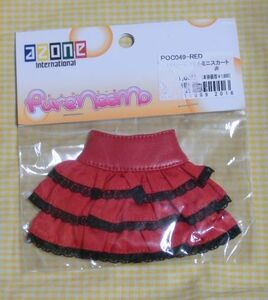 未開封 スウィートフリルミニスカート POC049-RED レッド アゾン ピュアニーモ25cm Pureneemo outfit 衣装 服 AZONE ドールフィギュア人形 