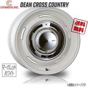 CRIMSON DEAN クロスカントリー マーガレットホワイト 16インチ 6H139.7 7J+25 4本 108.1 業販4本購入で送料無料