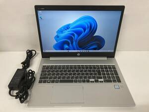 HP ProBook 450 G6 / Core i5-8265U 1.60GHz / メモリ8GB / SSD 256GB / Windows11Pro