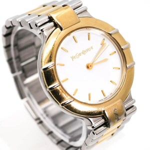 《希少》イヴサンローラン 腕時計 ホワイト ヴィンテージ d