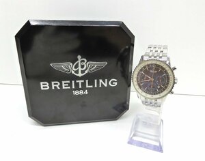 ブライトリング BREITLING MONTBRILLANT A41370 オートマチック ナビタイマー 腕時計 △WP1719