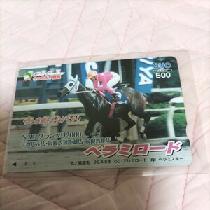 宇都宮競馬NARグランプリ2000年度代表馬．最優秀短距離馬．最優秀牝馬ベラミロードクオカード