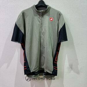 ■中古品・美品■CASTELLI カステリ ENTRATA V JERSEY 20019 半袖 2XL ロードバイク サイクルジャージ