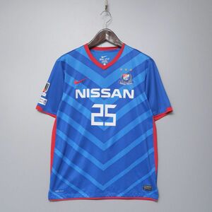 TG9894□ナイキ/NIKE*横浜Ｆ・マリノス*2011*ホームモデル*中村俊輔*♯25*半袖*レプリカユニフォーム*ブルー系*メンズ*sizeXL