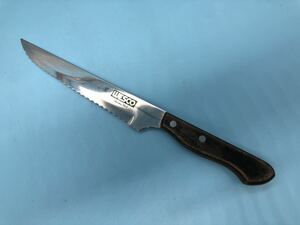 【A7847O155】WESCO ナイフ　全長約31.5cm ウェスコ　Knife 包丁　パン用？　ケーキ用？　調理器具　調理道具　キッチンツール