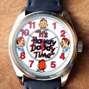 良品★1987年製 HOWDY DOODY ハウディードゥーディ 40周年記念 手巻きビンテージ腕時計 限定コレクターアイテム