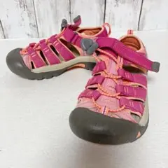 【KEEN】ニューポートサンダル【キッズ16cm】ピンク　春夏　かわいい