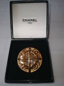 CHANEL 　ヴィンテージ　ココマーク　ミラーブローチ