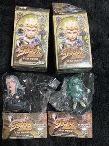 ２体キャラヒーローズ　ジョジョの奇妙な冒険　第五部黄金の風　前編　レオーネ・アバッキオ/ムーディブルース　箱　ペーパー付き