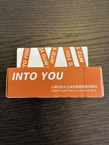 新品★INTO YOU 泥リップ　EM06 オレンジ SNS マットリップ チーク 日本表記→INTO U #リップ #グロス #口紅 マッド