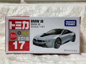 トミカ n°17 BMW i8 廃盤 初回 新車シール TOMICA (ゆうパケットポスト 同封発送可)