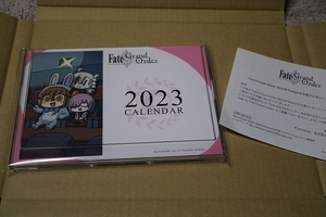 Fate Grand Order 2023年　卓上カレンダー FGOカレンダー　限定　未使用未開封品