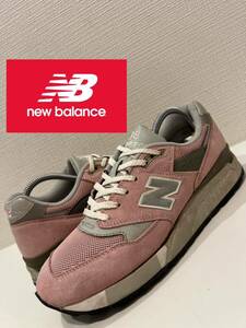 ★new balance★ニューバランス★NB★CM998RP★スエード★スウェード★ローカットスニーカー★ローズピンク×グレー★US8.5★26.5cm★