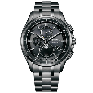 シチズン CITIZEN アテッサ ブラックチタン シリーズ BY1006-62E ブラック文字盤 腕時計 メンズ