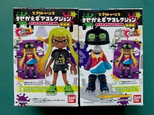 スプラトゥーン2 きせかえギアコレクション 復刻版 『1 ガール　(ネオンイエロー) 』 『5 ヤコナイロンレトロセット』　全2種セット