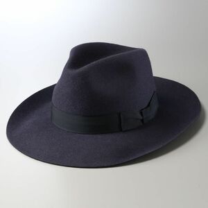 TH4561◎イングランド製 ジェームス ロック Lock & Co. Hatters フェルトハット 中折れハット ラビット ファーハット フェドラハット 帽子