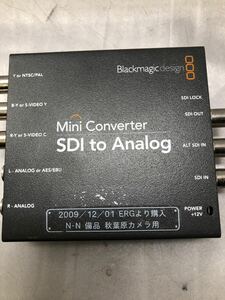 Blackmagic Design ブラックマジックデザイン Mini Converter SDI to Analog①