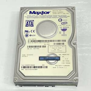 送料無料h53980 Maxtor ハードディスク Maxline III 250GB 7V250F0 3.5シリーズ PC パソコン 周辺機器 内蔵型 未使用