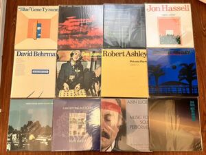 ★LOVELY MUSIC USオリジナル レコード 12タイトル Jon Hassell Alvin Lucier David Behrman Eliane Radigue アヴァンギャルド 現代音楽