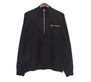 ステューシー STUSSY ■ 【 Half Zip Mock Neck Sweater 】 ハーフ ジップ モック ネック ニット セーター w18589