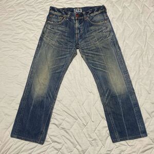 4C EDWIN エドウィン BT503 ブルートリップ BLUE TRIP デニム ジーンズ ジーパン パンツ 30 MADE IN JAPAN 日本製 STRAIGHT ストレート