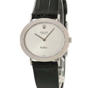 【3年保証】 ロレックス チェリーニ 4083/9 36番 K18WG無垢 楕円 希少 70年代 手巻き レディース ボーイズ 腕時計