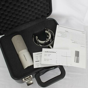 【美品】Audio-Technica AT5047 コンデンサーマイクロホン サイドアドレス トランス型 マイク オーディオテクニカ 本体