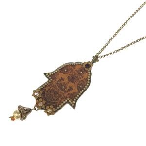 ◆Michal Negrin ミハエルネグリン ネックレス◆ ブロンズカラー レディース チョーカー ペンダント accessory アクセサリー