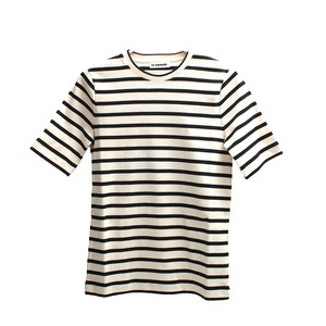 ジルサンダー JIL SANDER Tシャツ J40GC0111-J46497-080-L レディース クリーム ボーダー JILSANDER