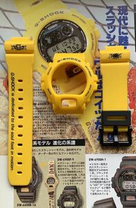 CASIO G-SHOCK DW-6900H-9 イエロースラッシャー ベルト/ベゼル