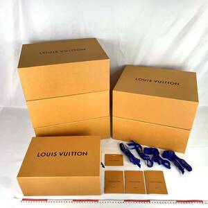 LOUIS VUITTON ルイヴィトン 6点 ボックス 靴 スニーカー 用 空き箱 空箱 BOX オレンジ