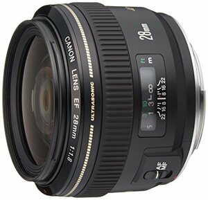 Canon 単焦点レンズ EF28mm F1.8 USM フルサイズ対応(中古品)