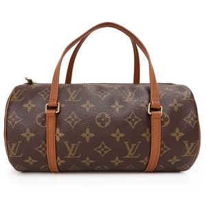 （新品同様品）ルイ ヴィトン LOUIS VUITTON 旧パピヨン 26 ハンドバッグ モノグラム ブラウン 茶 ゴールド金具 M51366