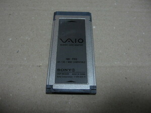 SONY VAIO メモリーカードアダプター VGP-MCA20