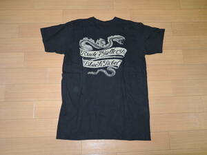 RUDE GALLERY ルードギャラリー Tシャツ S 黒 BLACK REBEL スネーク 蛇ロゴ カットソー ブラックレーベル