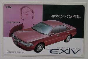 【未使用テレホンカード】トヨタ自動車　コロナ　エクシヴ　EXIV　５０度数