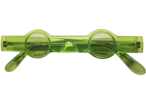 アイウェア史に名を刻んだCRAZYな名作 丸眼鏡1980s初期FRANCE製 本人期デッド ALAIN MIKLI アランミクリ 超小径アバンギャルドMICRO ROUND 