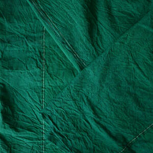 古布木綿緑無地布団皮解き5幅ジャパンヴィンテージファブリックテキスタイルリメイク素材 japanese fabric vintage cotton green futon