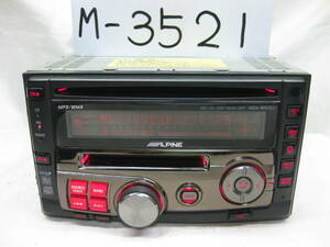 M-3521　ALPINE　アルパイン　MDA-W915J　MP3　MDLP　2Dサイズ　CD&MDデッキ　故障品